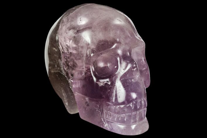 Carved Amethyst Crystal Skull #111717